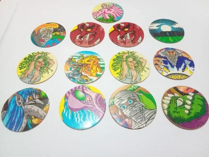 Lote 13 Tazos Buzzy Caps anos 90