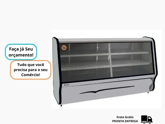 Balcao Ormifrio 1,80 Preto Novo