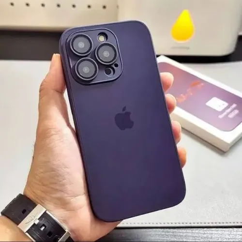 Capa de vidro com magsafe Glass luxo para iPhone 13 pro