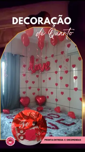 Decoração Romântica de quarto 