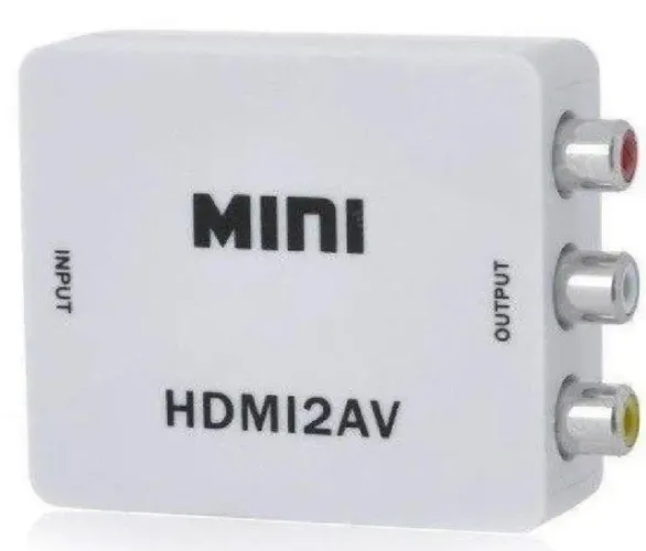 Adaptador Conversor De Vídeo De Hdmi Para Rca Av Vídeo Composto HDMI2AV