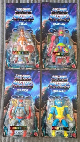 he-man e os mestres do universo cartoon filmation mattel teela aquático mandibula stratos