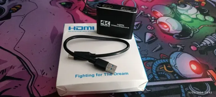 Placa de Captura 4K/60fps NOVO