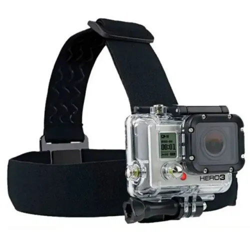Cinta de cabeça para GoPro e similares