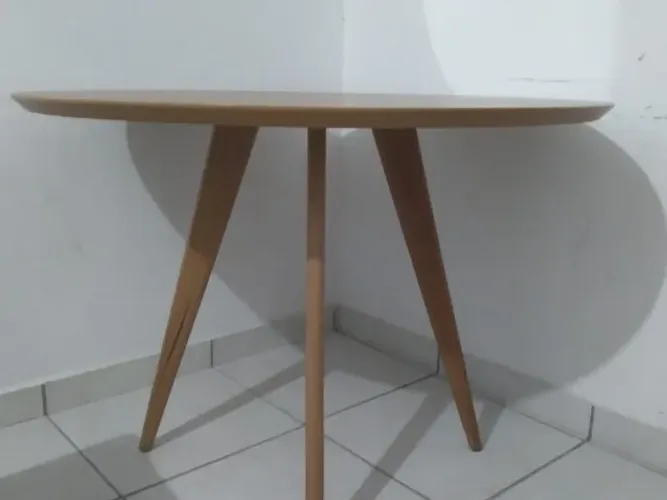 Mesa de jantar redonda para 4 quatro lugares