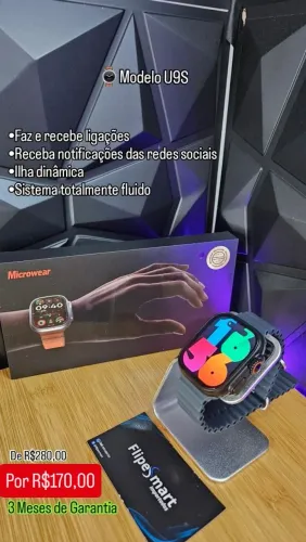 Smartwatch Ultra + Fone bluetooth (Lacrado)