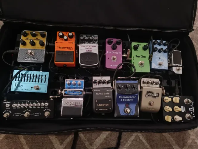 Pedaleira Completa para Guitarra com 14 Efeitos