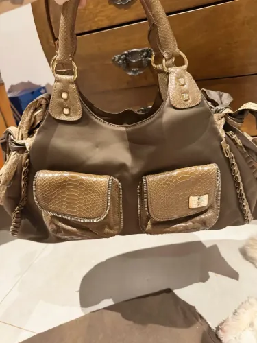 bolsa saad 2009 em couro legítimo 