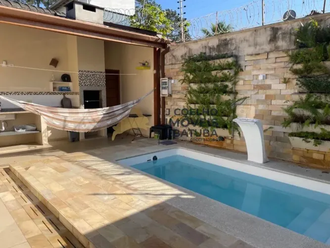 Casa em condomínio para venda, 3 dormitórios e piscina - Horto Florestal, Ubatuba - SP
