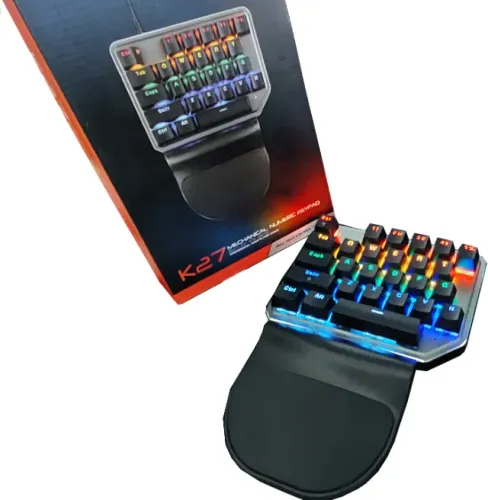 Teclado Gamer Mecânico RGB para Celular e PC Motospeed K27, Switch Vermelho (SEMINOVO)