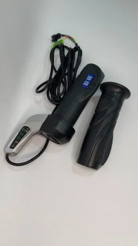Conjunto de Manopla de Acelerador para Scooter ou Bicicleta Elétrica