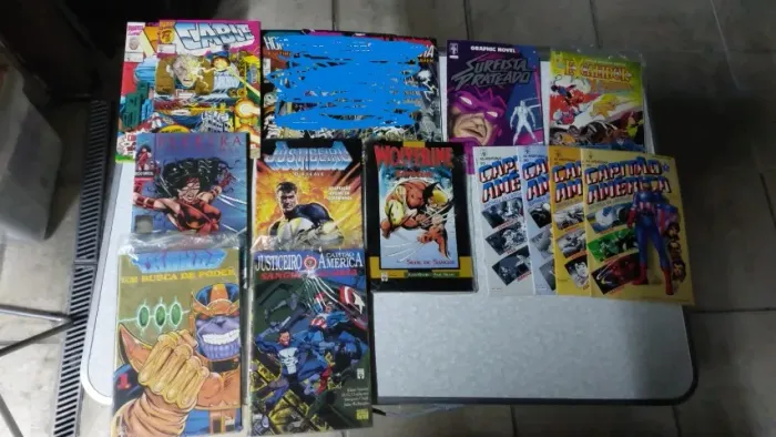 Lote com 12 Hqs Marvel Antigos Formato Americano - Sagas Completas.