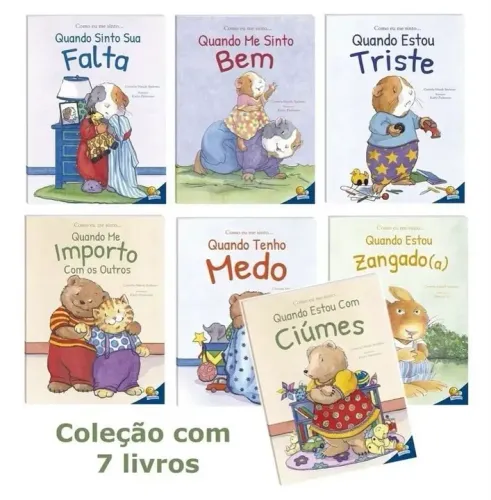 Coleção de livros infantis - Como eu me sinto NOVOS!!