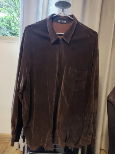 Overshirt de couro - Art Man