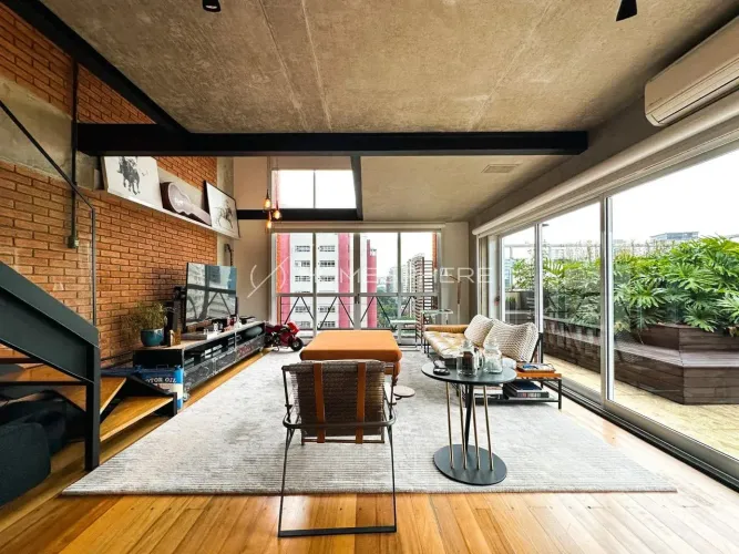 Condomínio São Paulo Loft IV Itaim Bibi R. Bandeira Paulista, 300. Apartamento duplex à ve