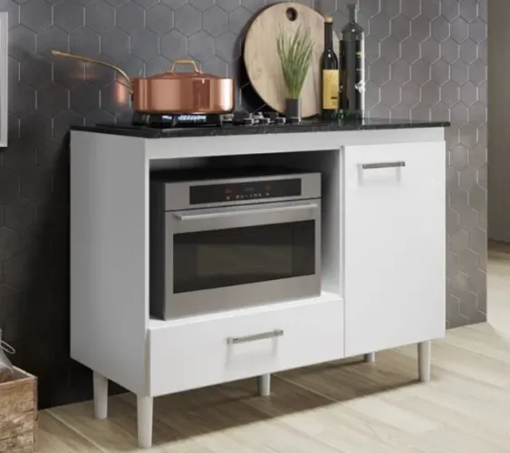 Balcão Fit Para Cooktop E Forno Novo