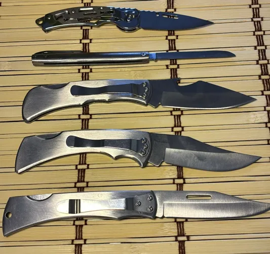 Canivetes Táticos em Aço Inoxidável