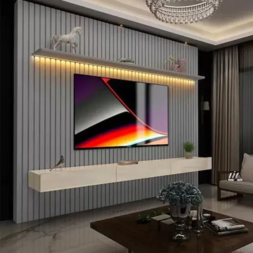 Painel ripado MDF grande 