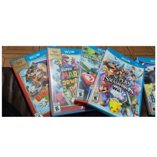 Jogos Wii U - Super Mario 3D World, Smash Bros, DK e mais!