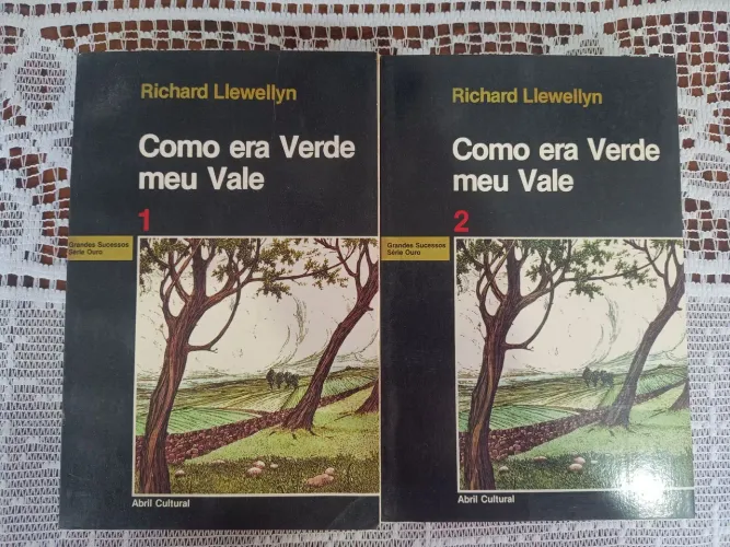 Livros: Como era Verde meu Vale. Volumes 1 e 2 ed Abril Cultural