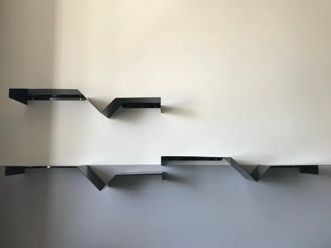 1 Prateleira em aço carbono 67X16cm
