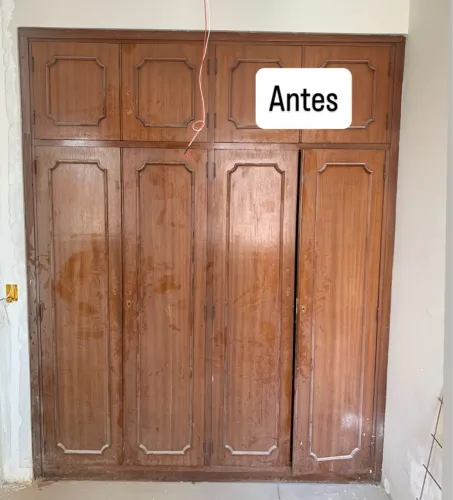 Restauração de portas batentes e móveis 