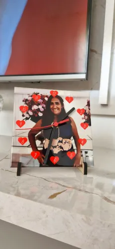 Relógio Personalizado com Foto - Dia das mães 