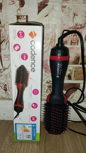Escova Secadora Cadence Rouge Style 4 em 1 - 1200W