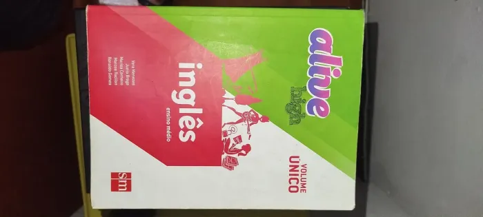 ANÚNCIO LIVRO ALIVE HIGH VOLUME UNICO INGLES ENSINO MÉDIO 