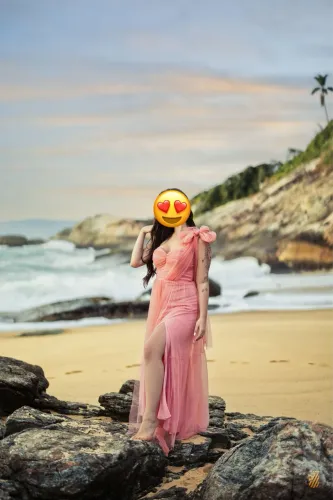 Vestido Rosé Longo - Festas / Pré-Wedding / Madrinha / Ensaio na Praia