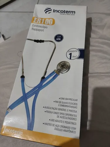 Estetoscópio Rappaport ER100 Incoterm Azul