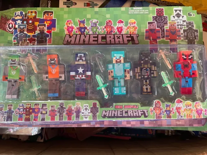 Kit Minecraft - Super Heróis e Patrulha Canina