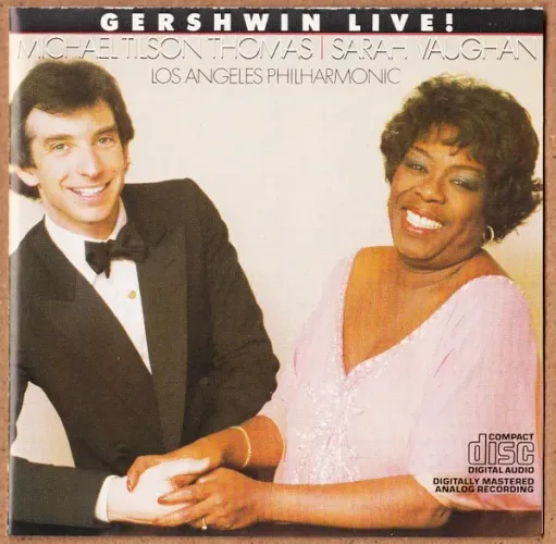 Sarah Vaughan, Los Angeles-Gershwin Live!( CD Original Raro)