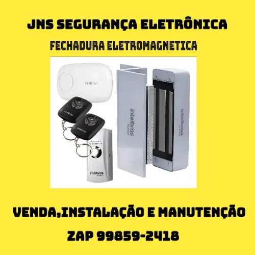 Fechadura eletromagnetica intelbras 