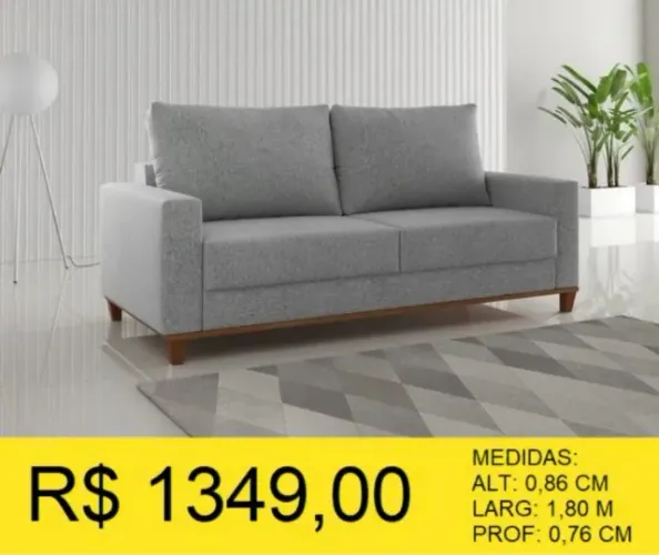 ESTOFADO LIVING A PRONTA-ENTREGA