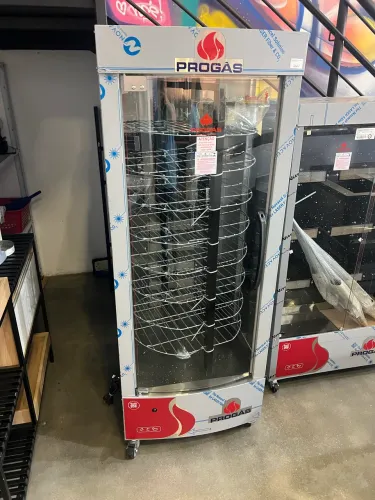 Assadeira de frango Multiuso Giratória 8 bandejas 128kg 
