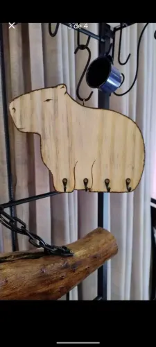 Porta chaves capivara 