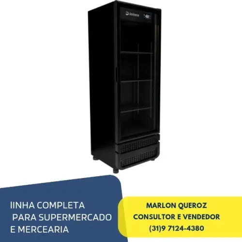 Cervejeira 560 Litros Imbera Porta de Vidro 