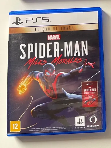 Jogo PS5 Spider Man Miles Morales (LER DESCRIÇÃO)