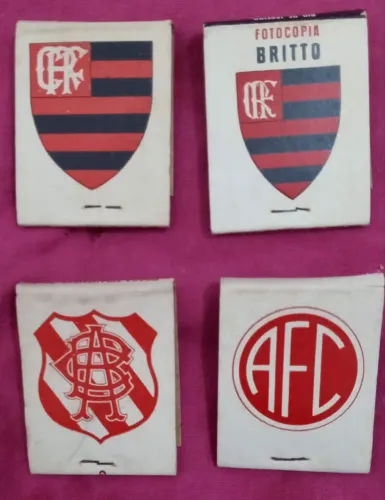 CAIXAS DE FÓSFORO ANTIGAS DE TIME DE FUTEBOL