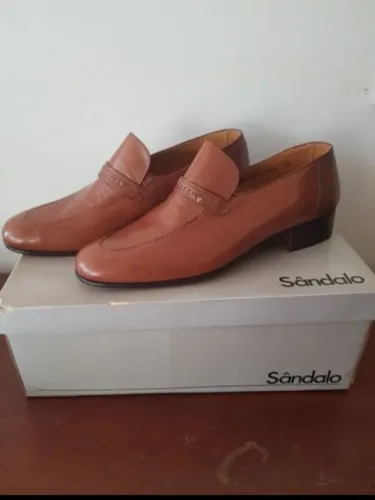 Sapato Masculino Feito a Mão Em Pelica 38