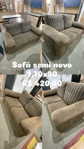 Sofá Semi Novo 2 Lugares
