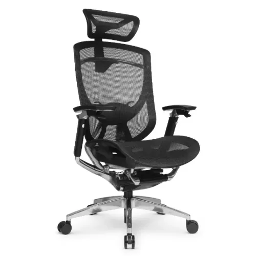 [Outlet] Cadeira de Escritório Ergonomica DT3 Heroica_v3 Black + Garantia Até 10 Anos