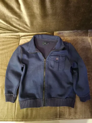 Casaco de Moletom Azul Marinho para Menino