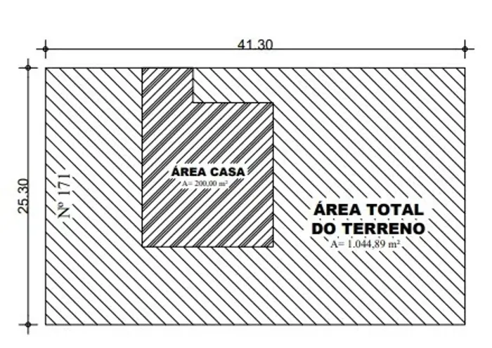 Terreno medindo 25,3x41,3m = 1.044,89m² na Aerolândia, Fortaleza, Ceará.