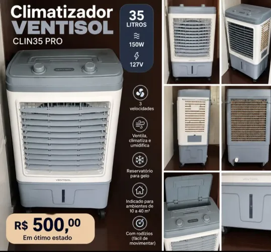 Climatizador Ventisol CLIN35 PRO 35 Litros - 127V