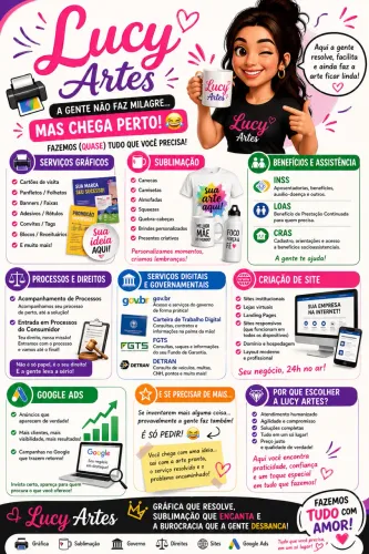 Serviços gráficos administrativos 