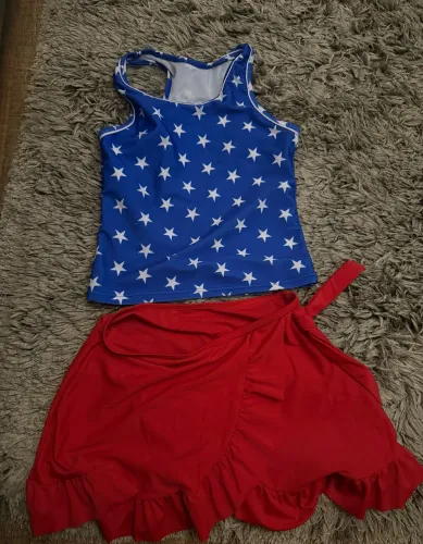 Traje de banho Mulher Maravilha 5/6 anos