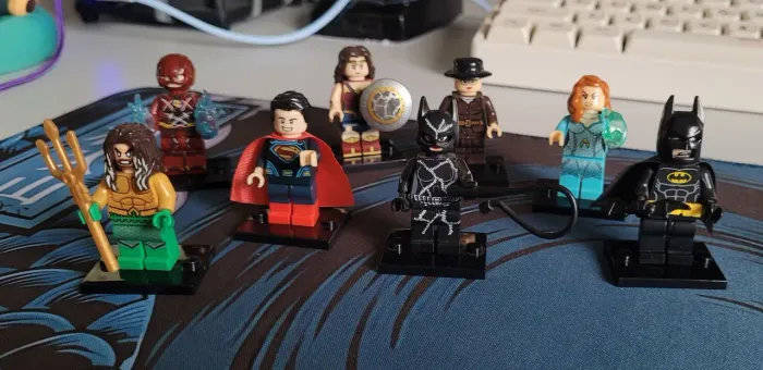 Lote de minifiguras super herois e filmes compatíveis com lego