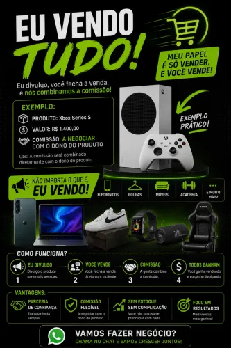 Trabalho com vendas - vendo seu produto